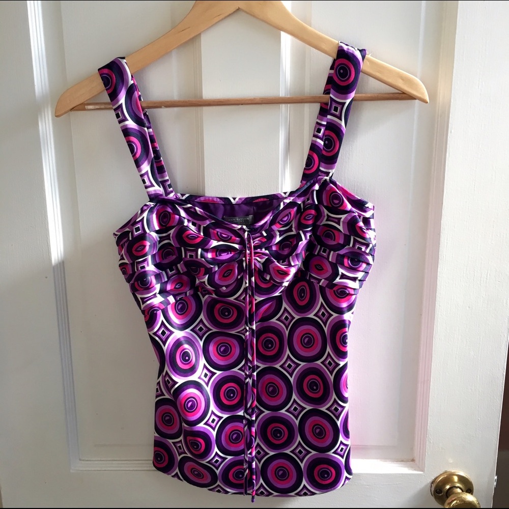 Ann Taylor Petite Spiral Top